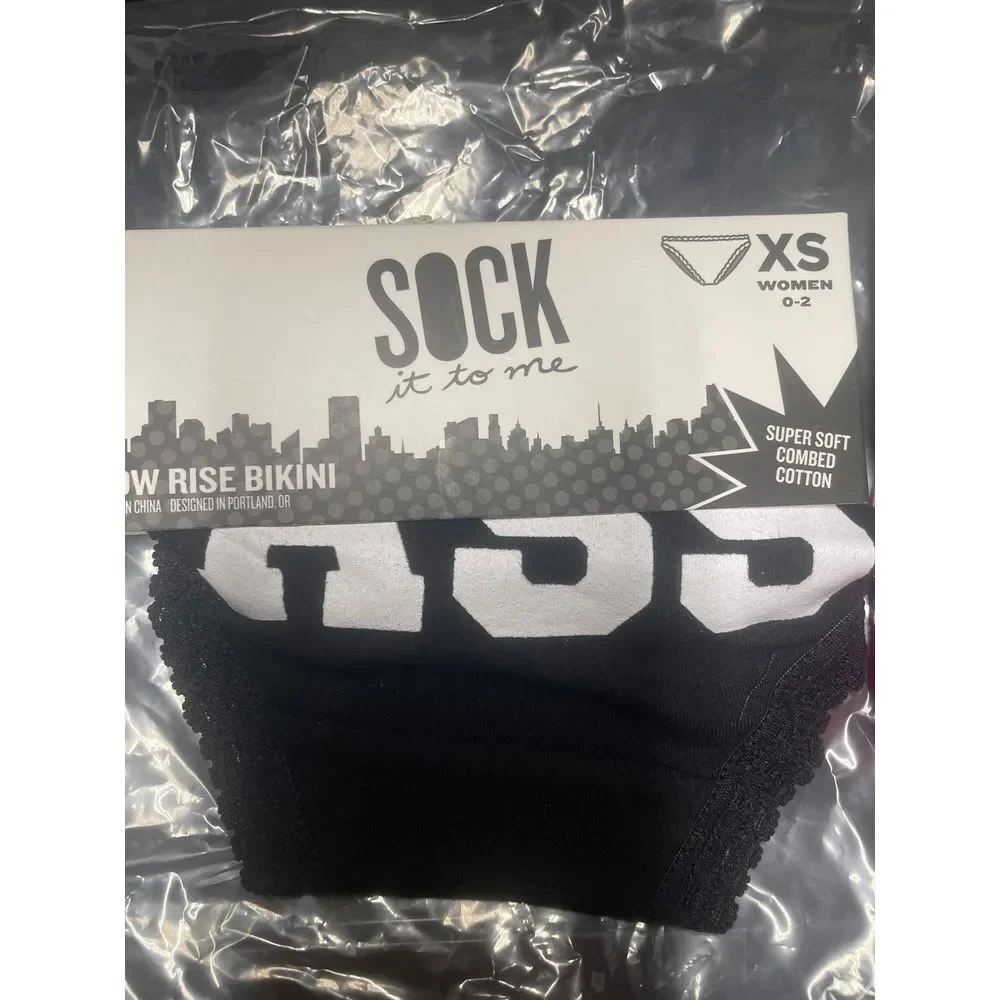 Sock‎ it to me low rise women bikini underwear hearts unicorn peacock XS